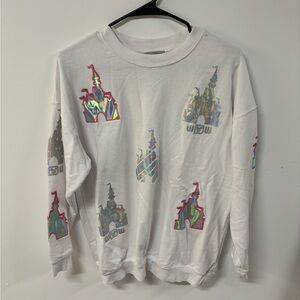 Walt Disney World Crewneck Cinderella Castle Size Medium